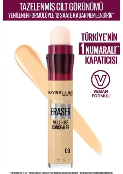 Maybelline Instant Anti Age Eraser Kapatıcı ile Doğal ve Kalıcı Makyaj Deneyimi