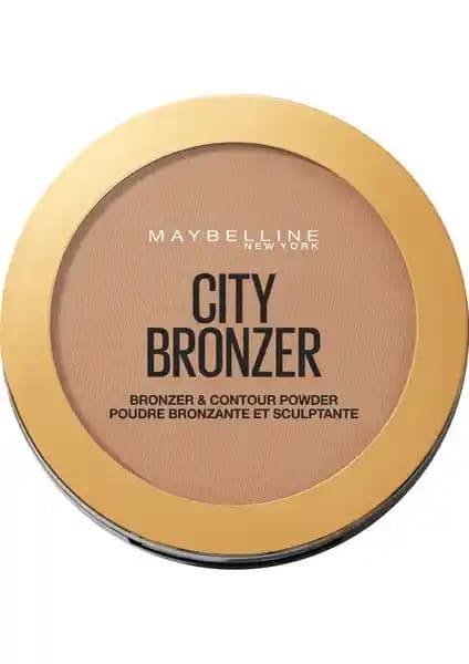 Maybelline New York City Bronze Bronzer Kontür Pudrası Doğal Görünüm İçin Uygun ve Çok Yönlü Kullanım