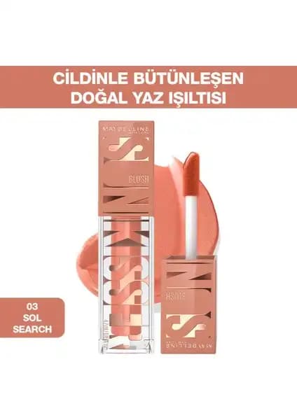 Maybelline Sunkisser Likit Allık 03 Sol Search: Doğal ve Kalıcı Yaz Güzelliği İçin Mükemmel Bir Seçenek
