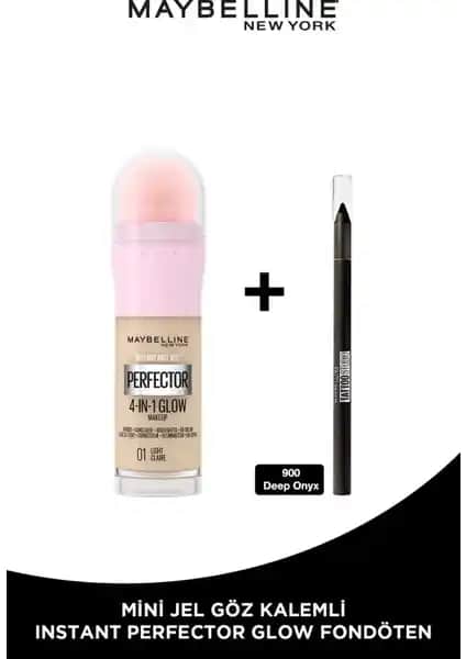 Maybelline Super Instant Perfector Glow 4 Etki 1 Arada Fondöten ve Hediyeli Mini Tattoo Liner