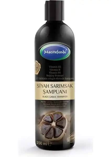Mecitefendi Siyah Sarımsak Şampuanı: Doğal İçeriklerle Saç Güçlendirme ve Dökülme Kontrolü