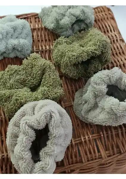 Meşeli Tekstil 2 Adet Süper Soft Havlu Bilek Yıkama Bandı Cilt Bakımında Kullanışlı ve Pratik Bir Aksesuar