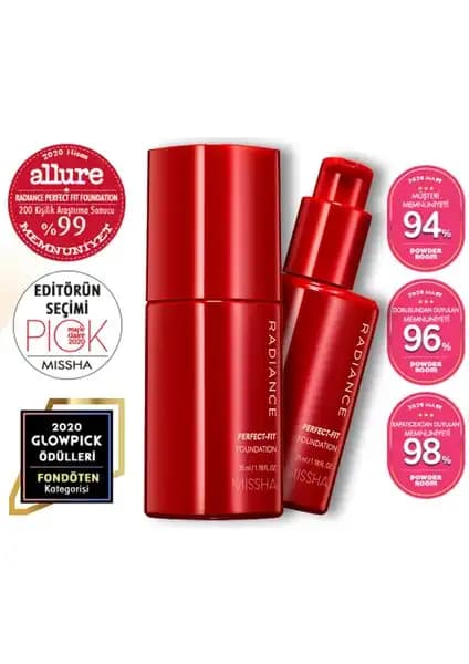 MISSHA Radiance Perfect Fit Fondöten: Uzun Süre Kalıcı ve Doğal Görünüm Sağlayan Makyaj Temeli