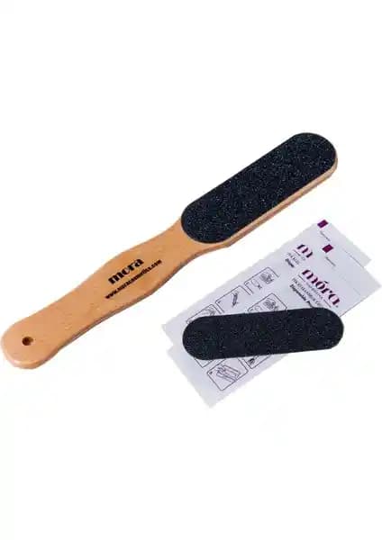 Mora Ahşap Topuk Törpüsü Pedikür Spatulası Doğal ve Etkili Ayak Bakım Aracı