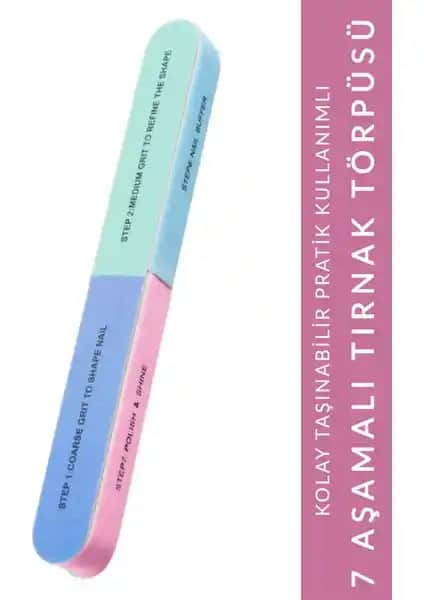 Muggio 7 Aşamalı Taşınabilir Tırnak Törpüsü ile Profesyonel ve Pratik Bakım