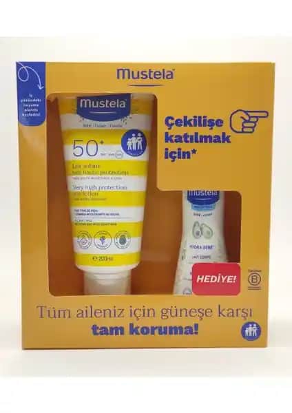 Mustela SPF50+ Güneş Losyonu: Hassas Ciltler İçin Yüksek Koruma Sağlayan Güneş Koruyucu