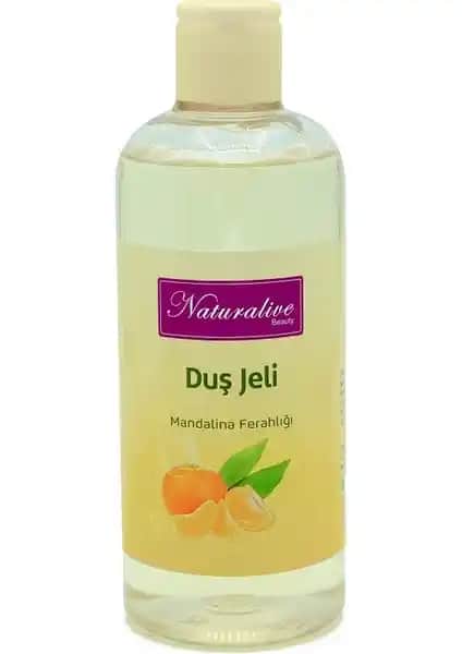 Naturalive Duş Jeli 500ml doğal içeriklerle hassas ciltlere uygun temizlik ürünü