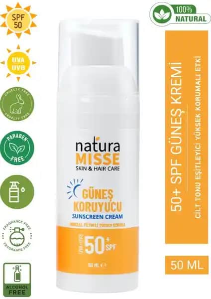 Naturamisse Doğal Güneş Kremi: Yüksek Koruma ve Doğallık Sunan Güvenilir Cilt Bakım Ürünü