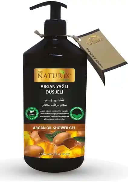Naturix Argan Yağlı Duş Jeli: Doğal ve Nemlendirici İçeriğiyle Cilt Bakımında Yenilik