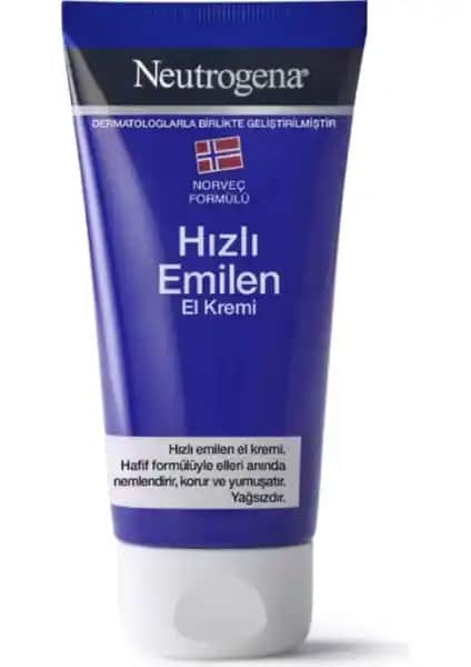 Neutrogena Hızlı Emilen El Kremi 75ML: Yumuşatıcı ve Nemlendirici Cilt Bakım Ürünü