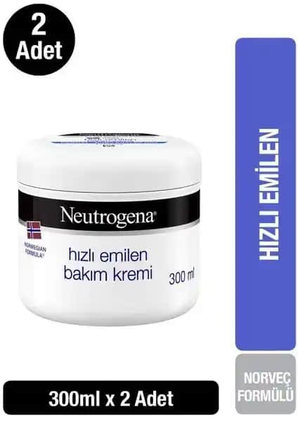 Neutrogena Norveç Formülü Hızlı Emilim Sağlayan Bakım Kremi - Güvenilir ve Etkili Cilt Nemlendirme
