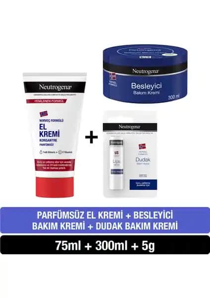 Neutrogena Norveç Formülü İle Güvenilir ve Hassas Ciltlere Uygun Bakım Seti