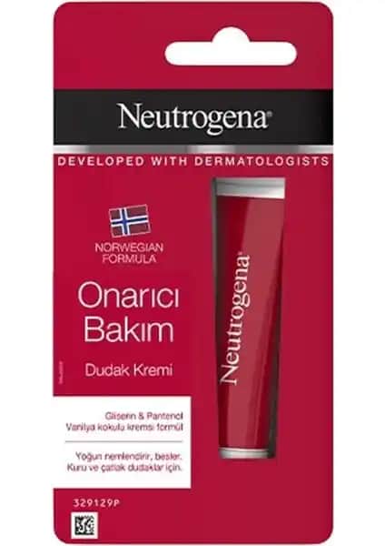 Neutrogena Onarıcı Dudak Kremi: Nemlendirme ve Onarım Özellikleriyle Güçlü Dudak Bakım Ürünü
