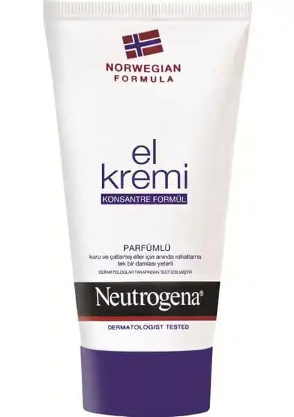 Neutrogena Parfümlü El Kremi: Yüksek Nemlendirme ve Hoş Koku Sağlayan Günlük El Bakımı Ürünü