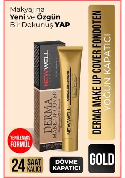 New Well Derma Makeup Cover Yoğun Kapatıcı Fondöten: Günlük ve Profesyonel Kullanım İçin Güvenilir