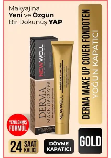 New Well Derma Makeup Cover Yoğun Kapatıcı Fondöten: Günlük ve Profesyonel Kullanım İçin Güvenilir