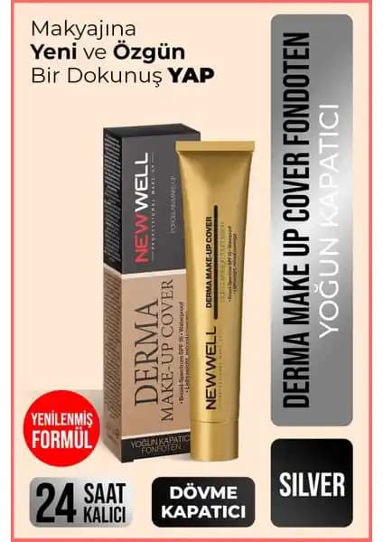New Well Derma Makeup Cover Yoğun Kapatıcı Fondöten ile kusursuz cilt görünümü sağlayın