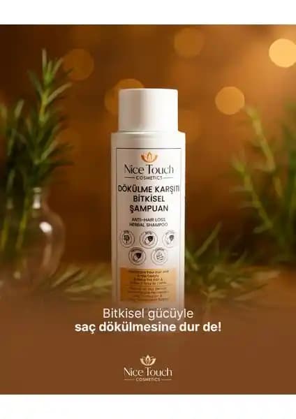 Nice Touch Bitkisel Kepek Karşıtı Şampuan Saç Sağlığı ve Doğal Bakım İçin