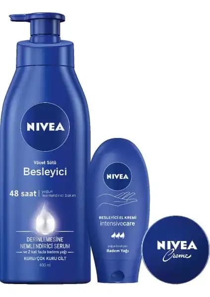Nivea Bakım Seti: Nemlendirme, Besleme ve Koruma Özellikleriyle Cilt Sağlığını Destekler