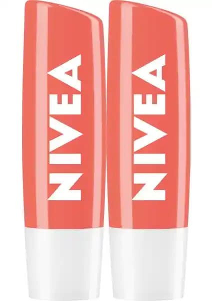 Nivea Lip Dudak Bakım Kremi Şeftali Paketleri ile Doğal ve Çekici Dudaklar