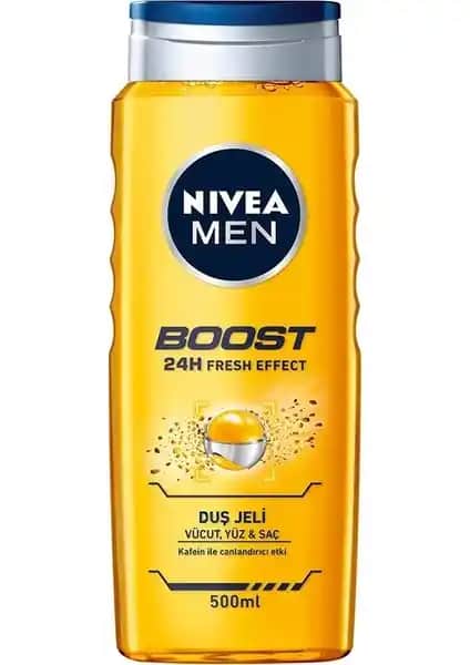 Nivea Men Boost Duş Jeli: Erkeklerin Günlük Bakımında Ferahlatıcı ve Enerji Verici Alternatif