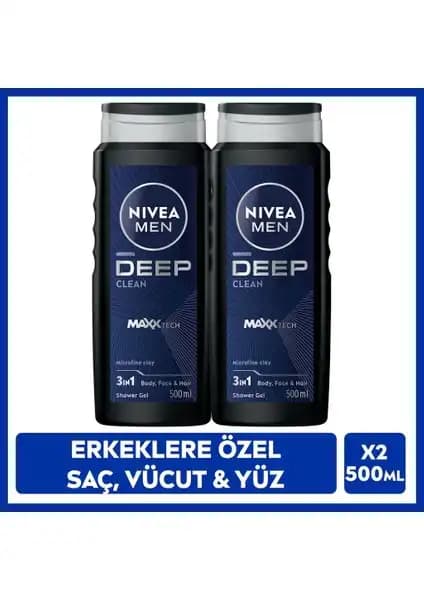 Nivea Men Deep Dimension Duş Jeli: Derinlemesine Temizlik ve Ferahlatıcı Bakım Deneyimi