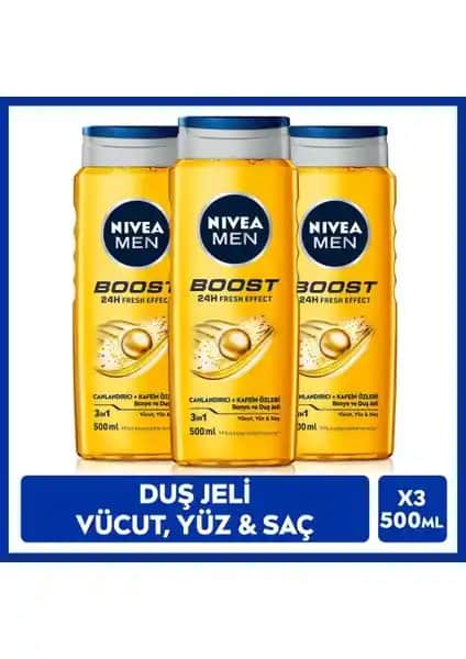 Nivea Men Derin Boyut Üçlü Bakım Seti Erkekler İçin Günlük Cilt ve Saç Bakım Ürünü