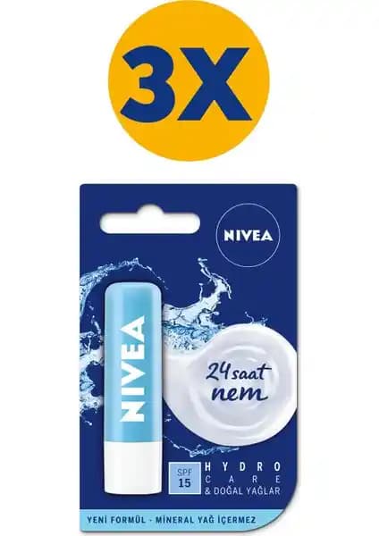 Nivea Nlc Dudak Kremi Hydro Care ile Günlük Dudak Bakımında Nem ve Koruma Sağlama