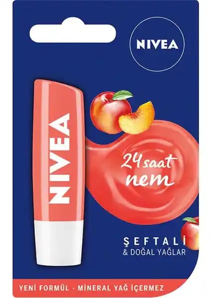Nivea Şeftali Dudak Bakım Kremi: Nemlendirici ve Doğal Dudak Bakımı Çözümü