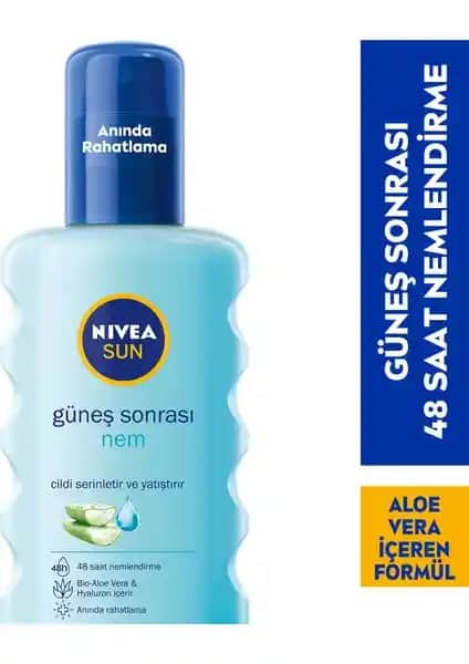 Nivea Sun Güneş Sonrası Nemlendirici Sprey: Ferahlatıcı ve Yoğun Nem Sağlayan Cilt Bakım Ürünü