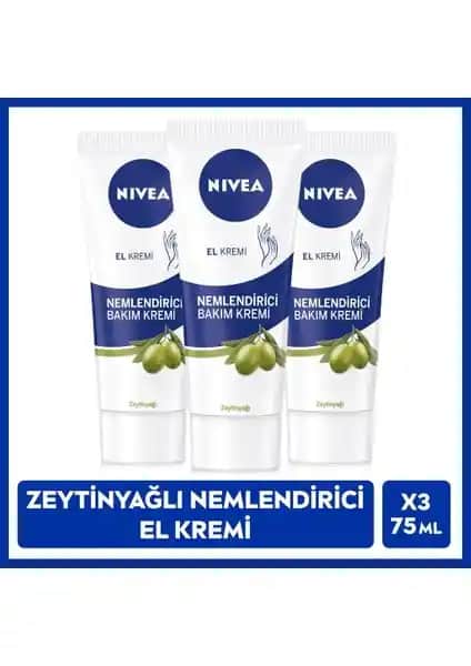 Nivea Zeytin Yağlı Nemlendirici El Kremi 75 ml ile Ellerinizde Doğal Bakım