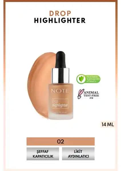Note Cosmetics Drop Highlighter: Doğal Parlaklık Sunan Likit Aydınlatıcı Ürün Özellikleri ve Kullanım Rehberi