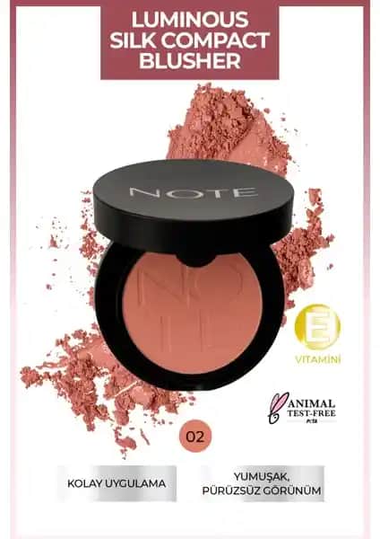 Note Cosmetics Luminous Silk Compact Allık: Doğal ve Parlak Göz Alıcı Makyaj İçin Ideal