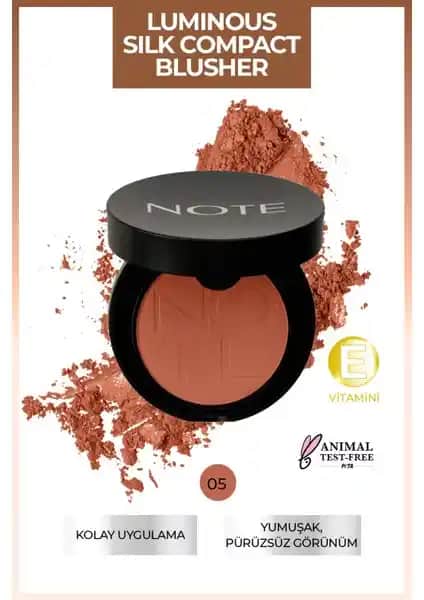 Note Cosmetics Luminous Silk Compact Blusher Deset Rose ile Doğal ve Parlak Makyaj Deneyimi