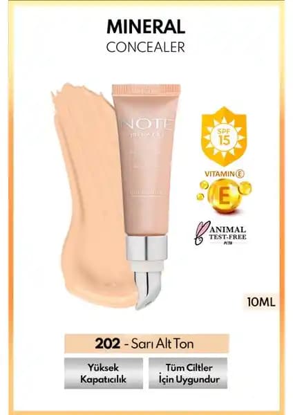 Note Cosmetics Mineral Concealer SPF 15 Göz Altı Kusurları İçin Kapsamlı Çözüm