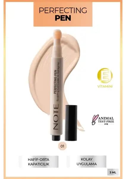 Note Cosmetics Perfecting Pen: Günlük Kullanım İçin Hafif ve Doğal Aydınlatıcı Kalem