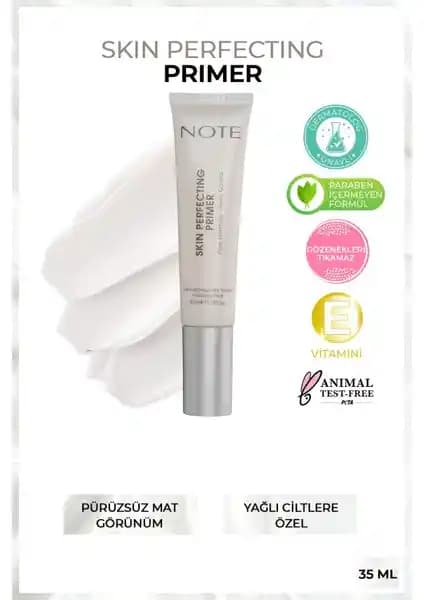 Note Cosmetics Skin Perfecting Primer: Yağlı ve Karma Ciltler İçin Kusursuz Makyaj Bazı