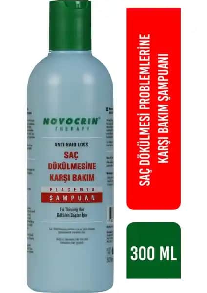 Novocrin Anti-Hair Loss Şampuanı: Saç Dökülmesine Karşı Etkili ve Güçlendirici Bakım Ürünü