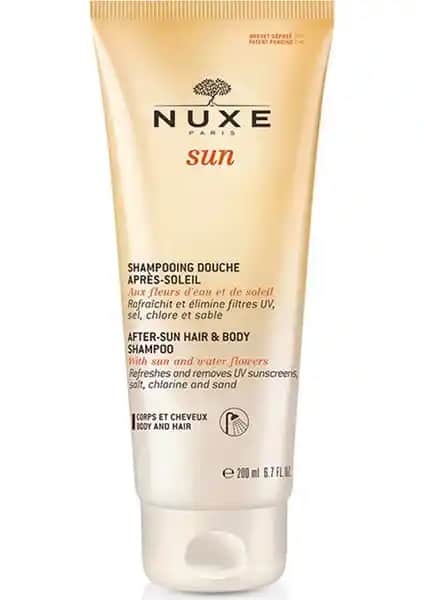 Nuxe Sun Güneş Sonrası Şampuanı: Yaz Ayları İçin Güçlü ve Hoş Kokulu Saç Bakım Ürünü