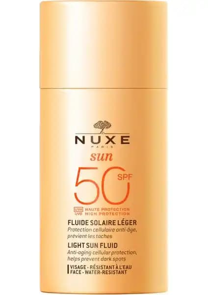 Nuxe Sun Light Fluid High Protection SPF50: Yüksek Koruma ve Hafiflik Sunan Güneş Kremi