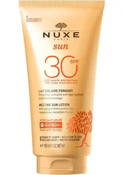 Nuxe Sun SPF 30 Lait Delicieux Koruyucu: Hafif ve Güvenilir Güneş Koruma Sütü