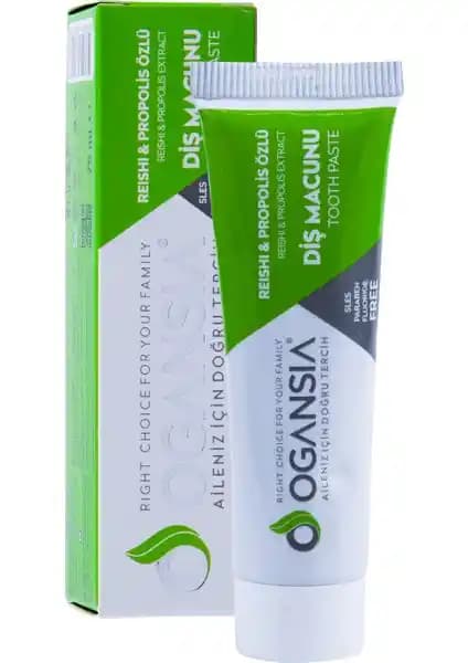 Ogansia Reishi & Propolis Özlü Doğal Diş Macunu ile Güçlü ve Sağlıklı Gülüşler