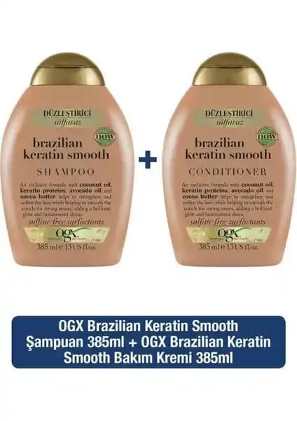 OGX Brazilian Keratin Düzleştirici Serisi: Doğal ve Güvenilir Saç Bakım Ürünleri