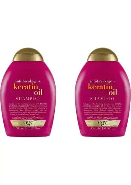 Ogx Keratin Oil Kırılma Karşıtı Şampuan ile Saçlarınızı Güçlendirin ve Parlaklık Kazandırın