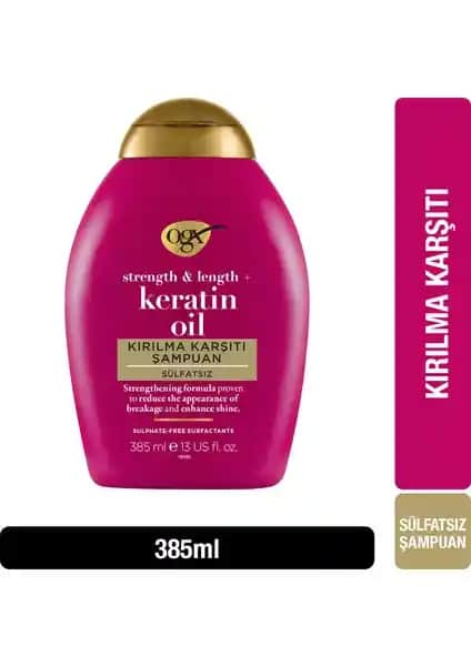 Ogx Kırılma Karşıtı Keratin Oil Şampuanı: Saç Güçlendirme ve Parlaklık Sağlayan Ürün