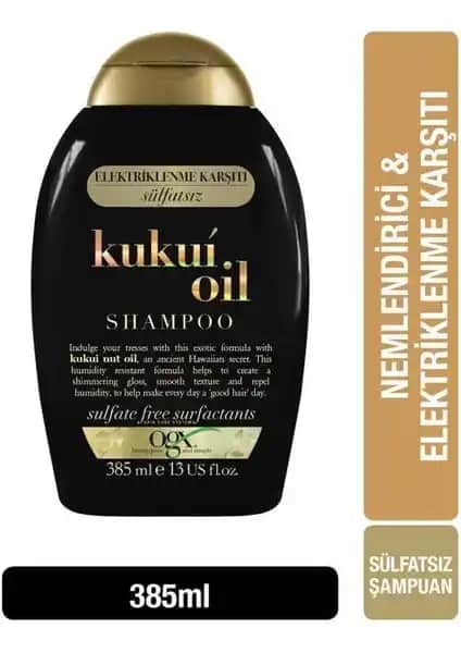OGX Kukui Yağlı Sülfatsız Şampuan İncelemesi Saç Elektriklenmesini Azaltmada Etkinlik