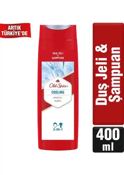 Old Spice Cooling Erkekler İçin Duş Jeli ve Şampuan: Ferahlık ve Erkeksi Birlikte Kullanım
