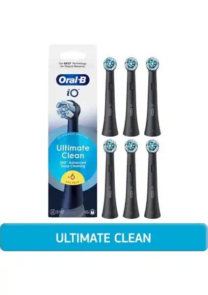 Oral-B iO Ultimate Clean Siyah Yedek Başlıkları ile Üstün Diş Temizliği ve Güncel Bakım