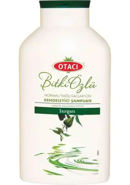 Otacı Bitki Özlü Yağ Dengeleyici Isırgan Şampuanı Saç Dengesini Koruyan Doğal Bakım Ürünü