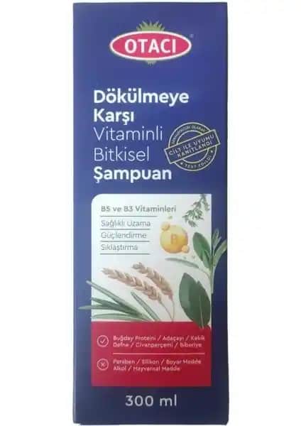 Otacı Dökülmeye Karşı Vitaminli Bitkisel Şampuan: Saç Dökülmesini Önleyen Doğal Çözüm